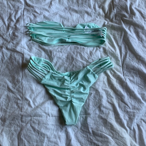 NWOT Strappy Two Piece Bikini - Picture 2 of 2